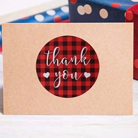 ๐ 10 Red Buffalo Plaid Stocking Poly Mailers Shipping Bags New - Picture 6 of 7